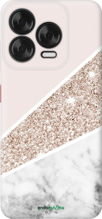 Силиконовый чехол Пастельный мрамор для ZTE Nubia V70 Design - 4342u-4084 изображение 