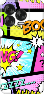 Силиконовый чехол Комикс 1 для ZTE Nubia V70 Design - 4407u-4084 изображение 