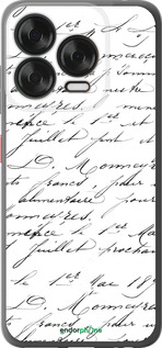 Силиконовый чехол Прописной шрифт для ZTE Nubia V70 Design - 4475u-4084 изображение 