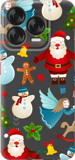 Силиконовый чехол Новогодний 1 для ZTE Nubia V70 Design - 4614u-4084 изображение 