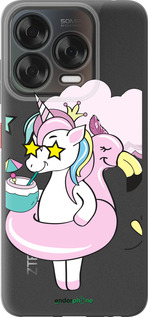 Силиконовый чехол Crown Unicorn для ZTE Nubia V70 Design - 4660u-4084 изображение 