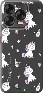 Силиконовый чехол Единорожка v2 для ZTE Nubia V70 Design - 4703u-4084 изображение 