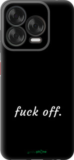 Силиконовый чехол Fuck off для ZTE Nubia V70 Design - 4731u-4084 изображение 