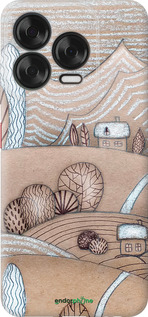 Силиконовый чехол Сказочные холмы для ZTE Nubia V70 Design - 4749u-4084 изображение 