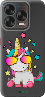 Силиконовый чехол Единорог в очках для ZTE Nubia V70 Design - 4879u-4084 изображение 