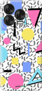 Силіконовий чехол Color shapes для ZTE Nubia V70 Design - 4893u-4084 изображение 