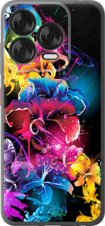 Силиконовый чехол Абстрактные цветы для ZTE Nubia V70 Design - 511u-4084 изображение 