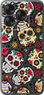 Силиконовый чехол Черепа для ZTE Nubia V70 Design - 5471u-4084 изображение 