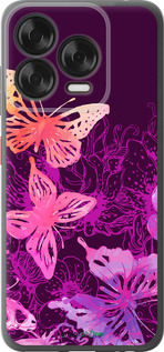 Силиконовый чехол Бабочки v2 для ZTE Nubia V70 Design - 5475u-4084 изображение 