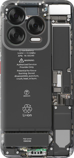 Силиконовый чехол Детали смартфона для ZTE Nubia V70 Design - 5487u-4084 изображение 