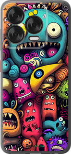Силіконовий чехол Смішні монстри для ZTE Nubia V70 Design - 5549u-4084 изображение 