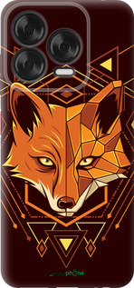 Силиконовый чехол Лиса геометрия для ZTE Nubia V70 Design - 5607u-4084 изображение 