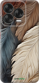 Силиконовый чехол Листья в стиле бохо для ZTE Nubia V70 Design - 5643u-4084 изображение 