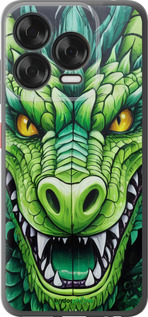 Силиконовый чехол 'Зелёный дракон' для ZTE Nubia V70 Design изображение 4