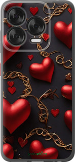 Силіконовий чехол Сердечки для ZTE Nubia V70 Design - 5831u-4084 изображение 