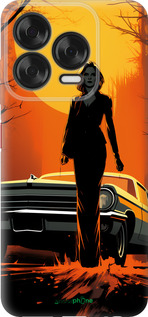 Силиконовый чехол Чехол для телефона Девушка возле автомобиля для ZTE Nubia V70 Design - 5946u-4084 изображение 