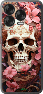 Силиконовый чехол Череп в розовых цветах для ZTE Nubia V70 Design - 5965u-4084 изображение 