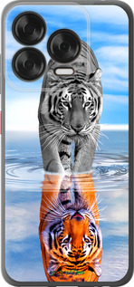 Силіконовий чехол Тигр для ZTE Nubia V70 Design - 6016u-4084 изображение 