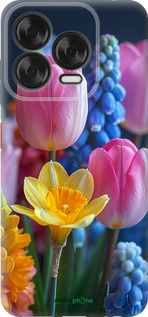 Силиконовый чехол Весенние цветы для ZTE Nubia V70 Design - 6058u-4084 изображение 
