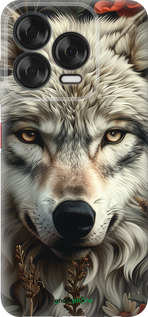 Силиконовый чехол Волчий взгляд для ZTE Nubia V70 Design - 6066u-4084 изображение 