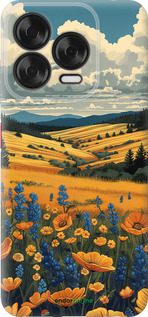 Силиконовый чехол Украинское поле для ZTE Nubia V70 Design - 6082u-4084 изображение 