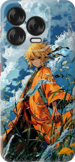 Силиконовый чехол Zenitsu Agatsuma для ZTE Nubia V70 Design - 6117u-4084 изображение 