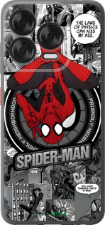 Силиконовый чехол Человек паук для ZTE Nubia V70 Design - 6279u-4084 изображение 