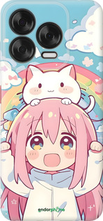 Силіконовий чехол Девочка аниме радуга для ZTE Nubia V70 Design - 6304u-4084 изображение 