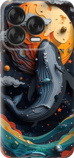 Силиконовый чехол Кит в космосе для ZTE Nubia V70 Design - 6328u-4084 изображение 