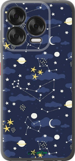 Силиконовый чехол Астрономический узор. Милый дизайн мультяшной вселенной для ZTE Nubia V70 Design - 6446u-4084 изображение 
