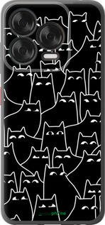 Силиконовый чехол С изображением кошек для ZTE Nubia V70 Design - 6470u-4084 изображение 