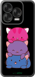 Силиконовый чехол Милые кошки для ZTE Nubia V70 Design - 6518u-4084 изображение 