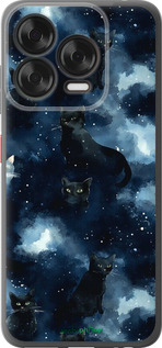 Силиконовый чехол Изображение Кошек с тёмной акварелью для ZTE Nubia V70 Design - 6521u-4084 изображение 