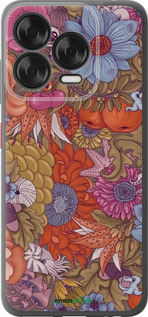 Силиконовый чехол Абстрактные цветы для ZTE Nubia V70 Design - 6526u-4084 изображение 