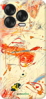 Силиконовый чехол Динамичная картина с хаотичными мазками для ZTE Nubia V70 Design - 6540u-4084 изображение 