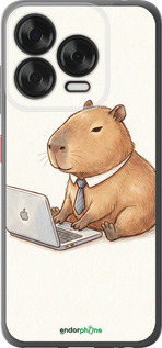 Силиконовый чехол Funny Capybara CEO Working для ZTE Nubia V70 Design - 6777u-4084 изображение 