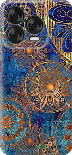 Силіконовий чехол Золотий візерунок для ZTE Nubia V70 Design - 678u-4084 изображение 