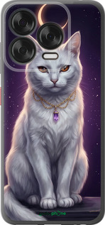 Силиконовый чехол Mystic White Cat Gothic Dark Purple Gold для ZTE Nubia V70 Design - 6805u-4084 изображение 
