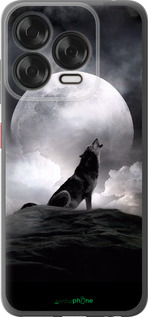 Силіконовий чехол Вовк, що виє для ZTE Nubia V70 Design - 934u-4084 изображение 