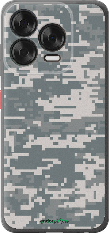 Силиконовый чехол Камуфляж для ZTE Nubia V70 Design - 1085u-4084 изображение 