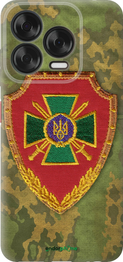 Силиконовый чехол Пограничная служба Украины для ZTE Nubia V70 Design - 1091u-4084 изображение 