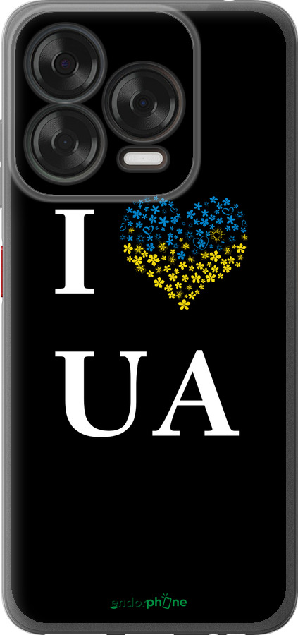 Силиконовый чехол I love UA для ZTE Nubia V70 Design - 1112u-4084 изображение 