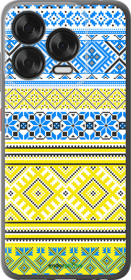Силіконовий чехол Вишиванка 40 для ZTE Nubia V70 Design - 1174u-4084 изображение 