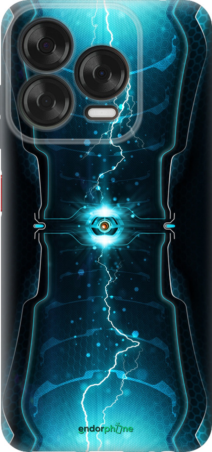 Силиконовый чехол Молнии в цилиндре для ZTE Nubia V70 Design - 120u-4084 изображение 