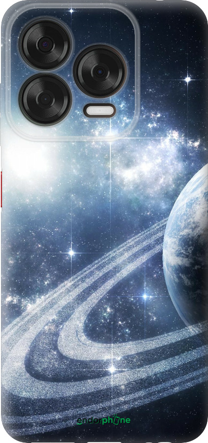 Силіконовий чехол Кільця Сатурна для ZTE Nubia V70 Design - 173u-4084 изображение 