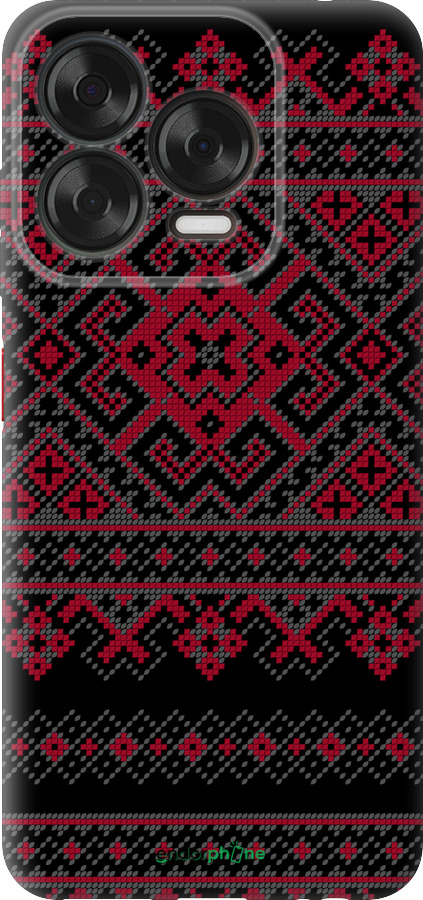 Силиконовый чехол Вышиванка 52 для ZTE Nubia V70 Design - 1763u-4084 изображение 