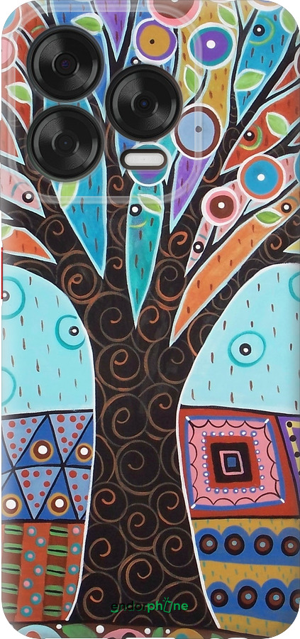 Силіконовий чехол Арт-дерево для ZTE Nubia V70 Design - 4008u-4084 изображение 