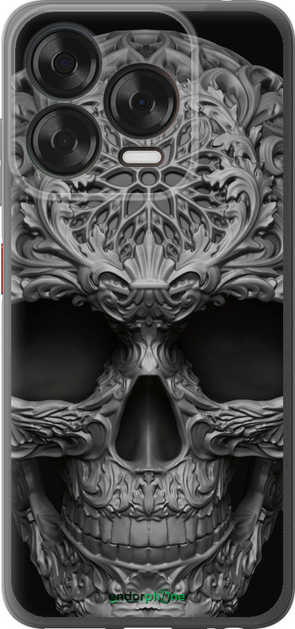 Силиконовый чехол skull-ornament для ZTE Nubia V70 Design - 4101u-4084 изображение 