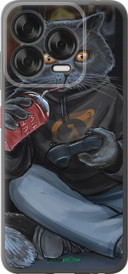 Силіконовий чехол gamer cat для ZTE Nubia V70 Design - 4140u-4084 изображение 