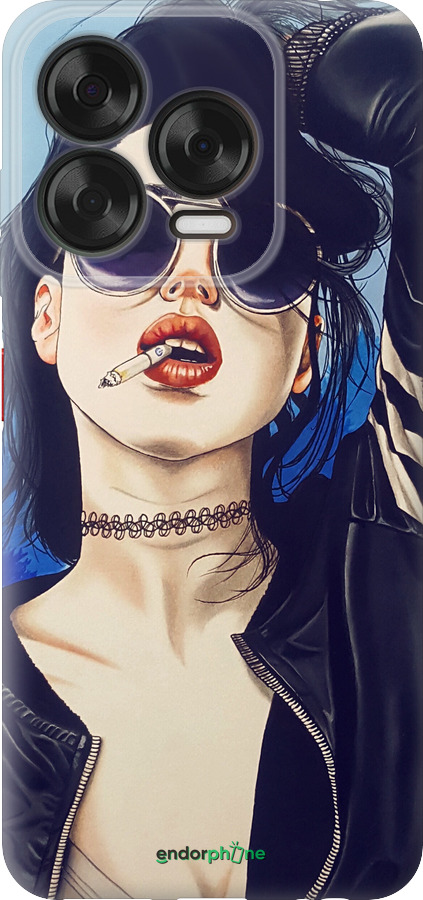 Силиконовый чехол Девушка на стиле для ZTE Nubia V70 Design - 4151u-4084 изображение 